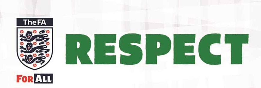 Respect Banner for junior football in Middlesbrough