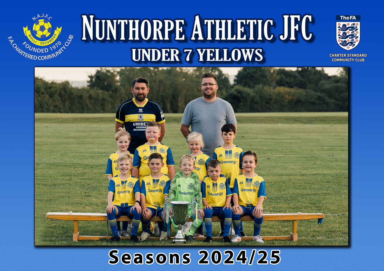 under 7 football at nunthorpe athletic jfc