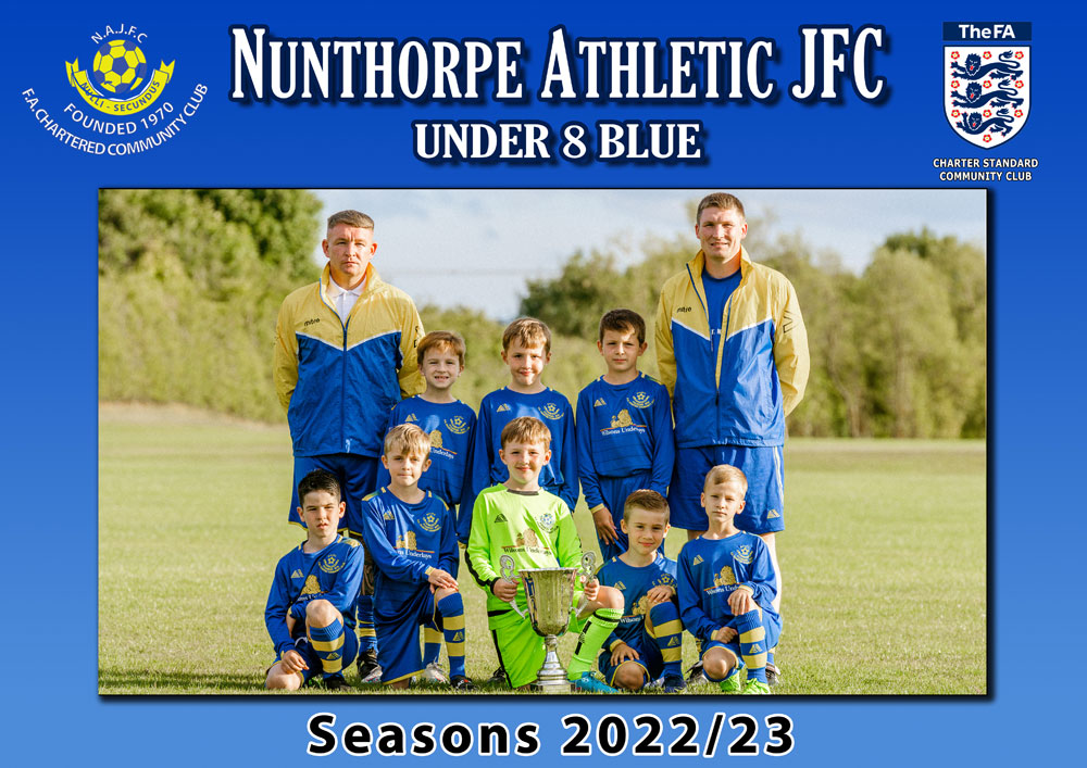 under 8 football at nunthorpe athletic jfc