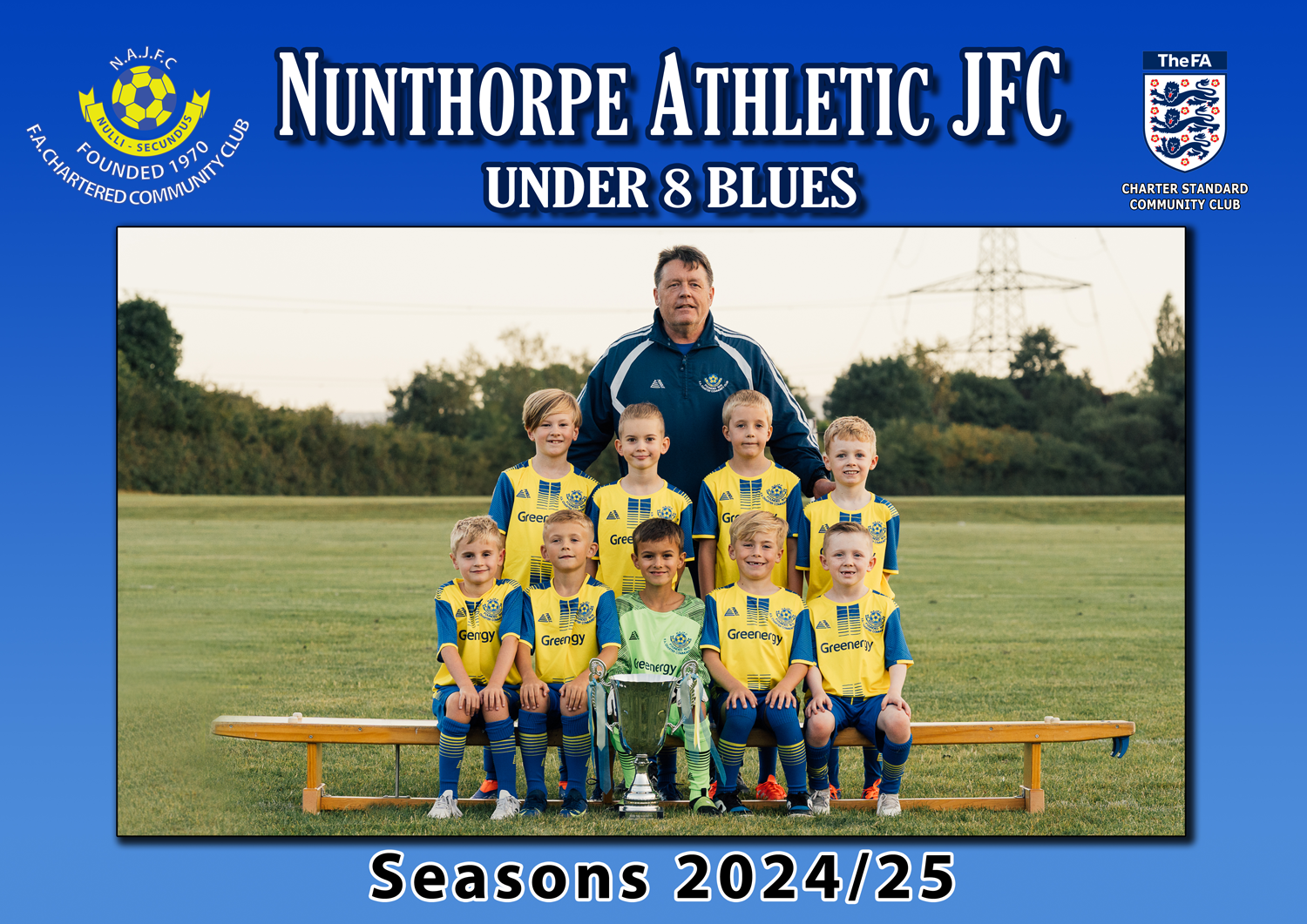 under 8 Blue football at nunthorpe athletic jfc