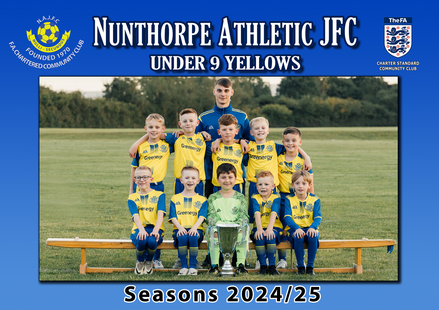 under 9 football at nunthorpe athletic jfc