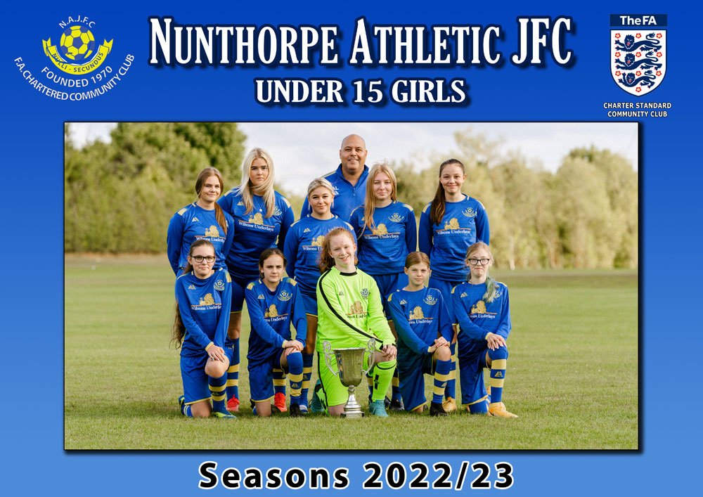 Under 15 Girls football at nunthorpe athletic jfc