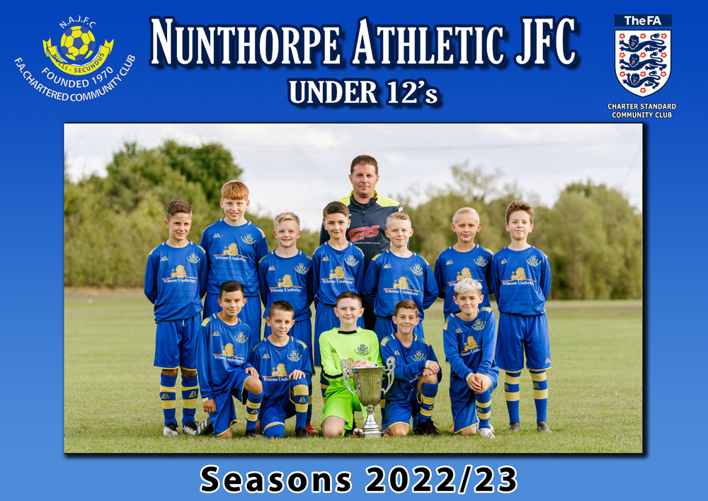 under 12 football at nunthorpe athletic jfc