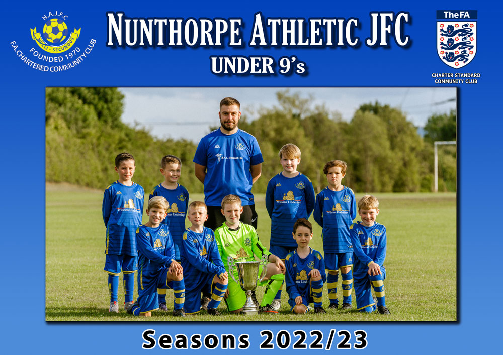 under 9 football at nunthorpe athletic jfc